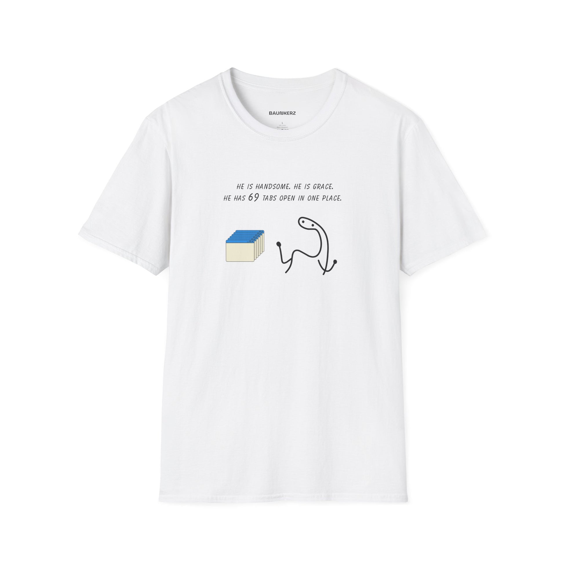 69 Tabs Open T-Shirt