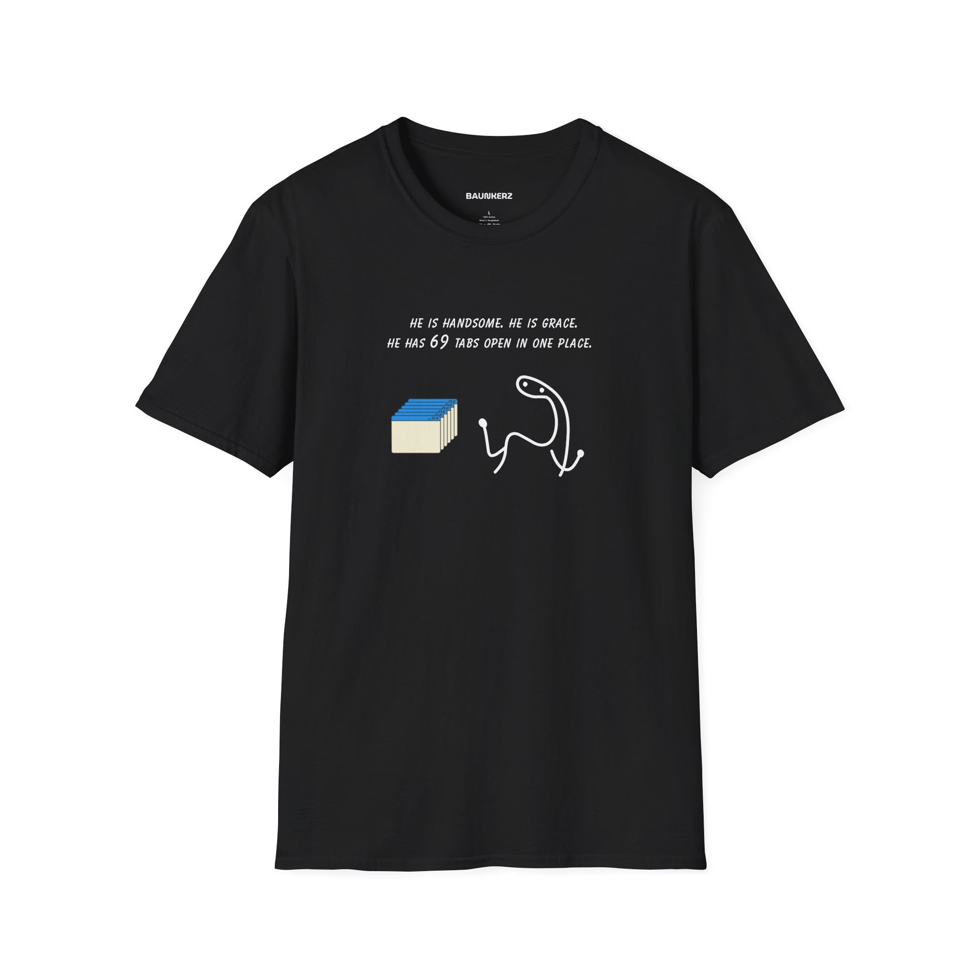 69 Tabs Open T-Shirt