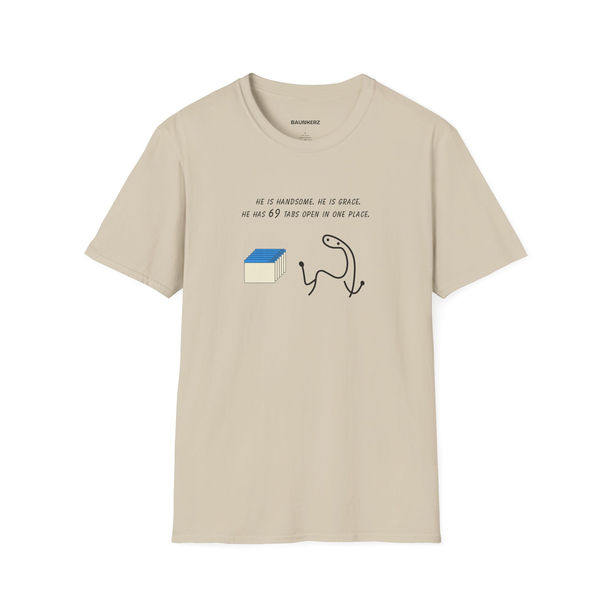 69 Tabs Open T-Shirt