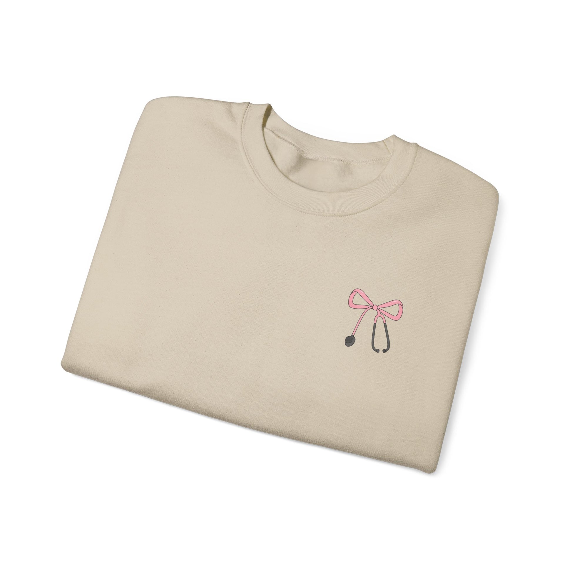 Bow & Stethoscope Crewneck Sweatshirt