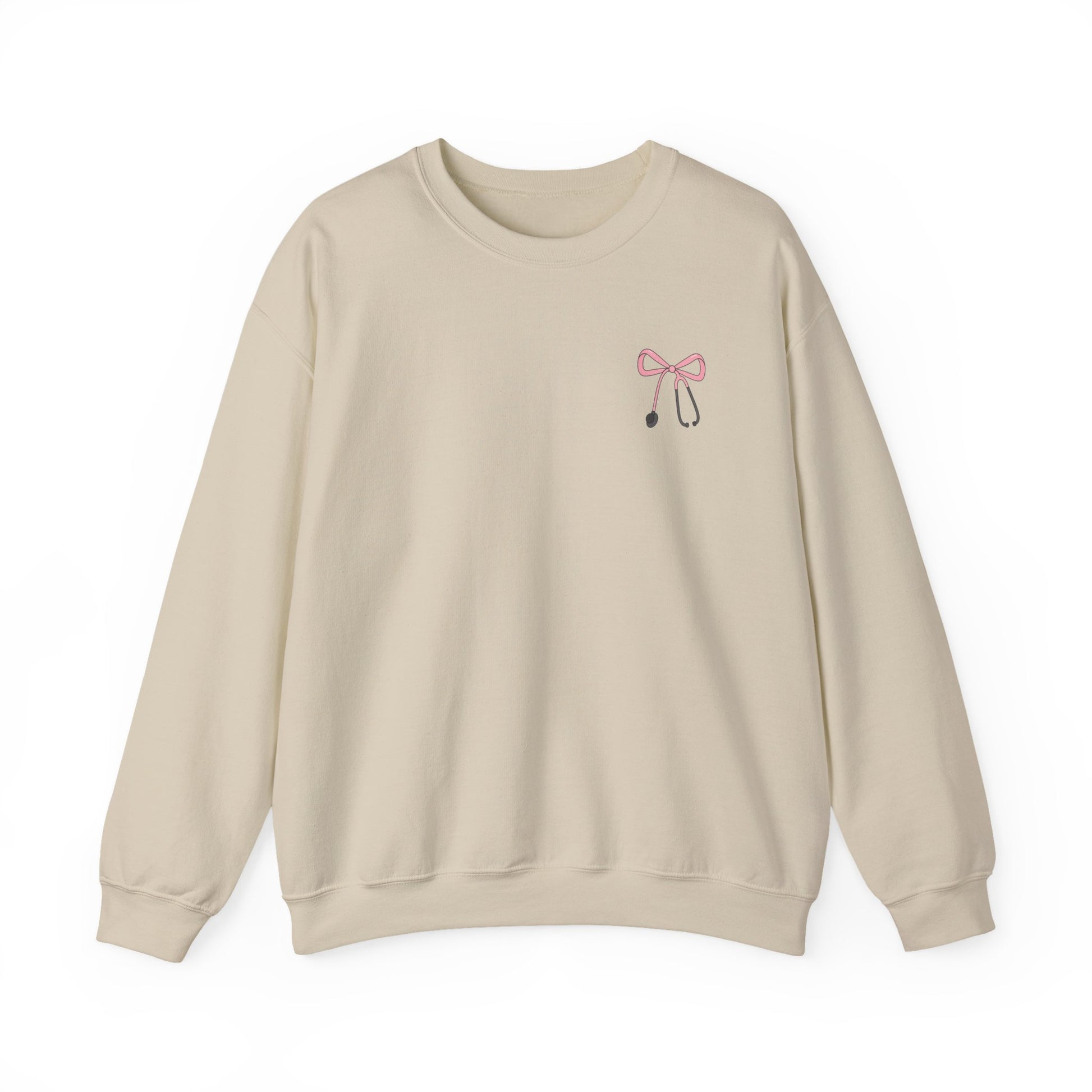 Bow & Stethoscope Crewneck Sweatshirt